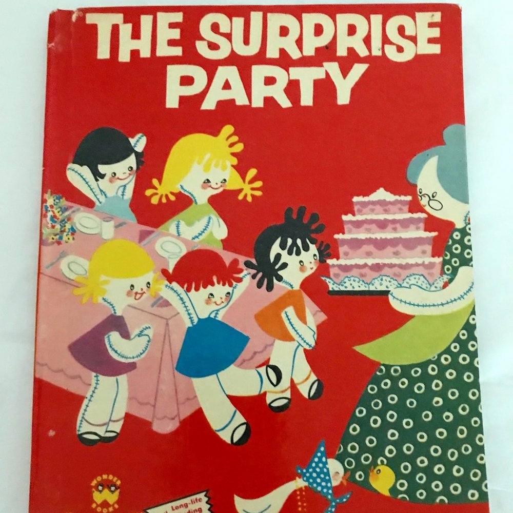 VINTAGE The Surprise Party Book by Wonder Books